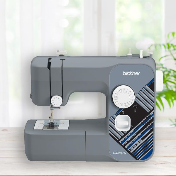 Brother RLX3817G Full Size 17 Stitch Sewing Machine Grey,Refurbished - Image 2