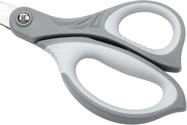 LIVINGO 8.5" Scissors All Purpose, 3 Pack Ultra Sharp Blade Shears, Professional Ergonomic Comfort Grip Scissors for Office School Home Supplies Fabric Sewing DIY Cutting General Use - Image 4