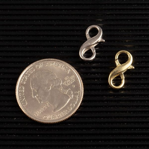 Lobster Clasp Necklace Bracelet Extender,925 Sterling Silver Plated with 14K Gold Necklace Connector Extender Clasps,Plated 14K Gold Closures Claw for DIY Jewelry Repair(0.55"x0.24",Gold,1P) - Image 3